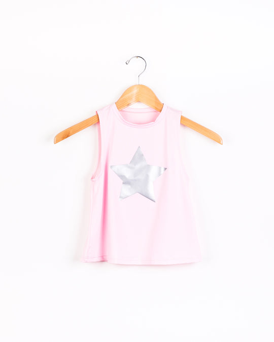 Big Star Pink Tank-Tanks-Fanilu