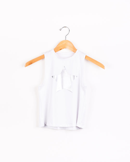 Big Star Wild White Tank-Tanks-Fanilu