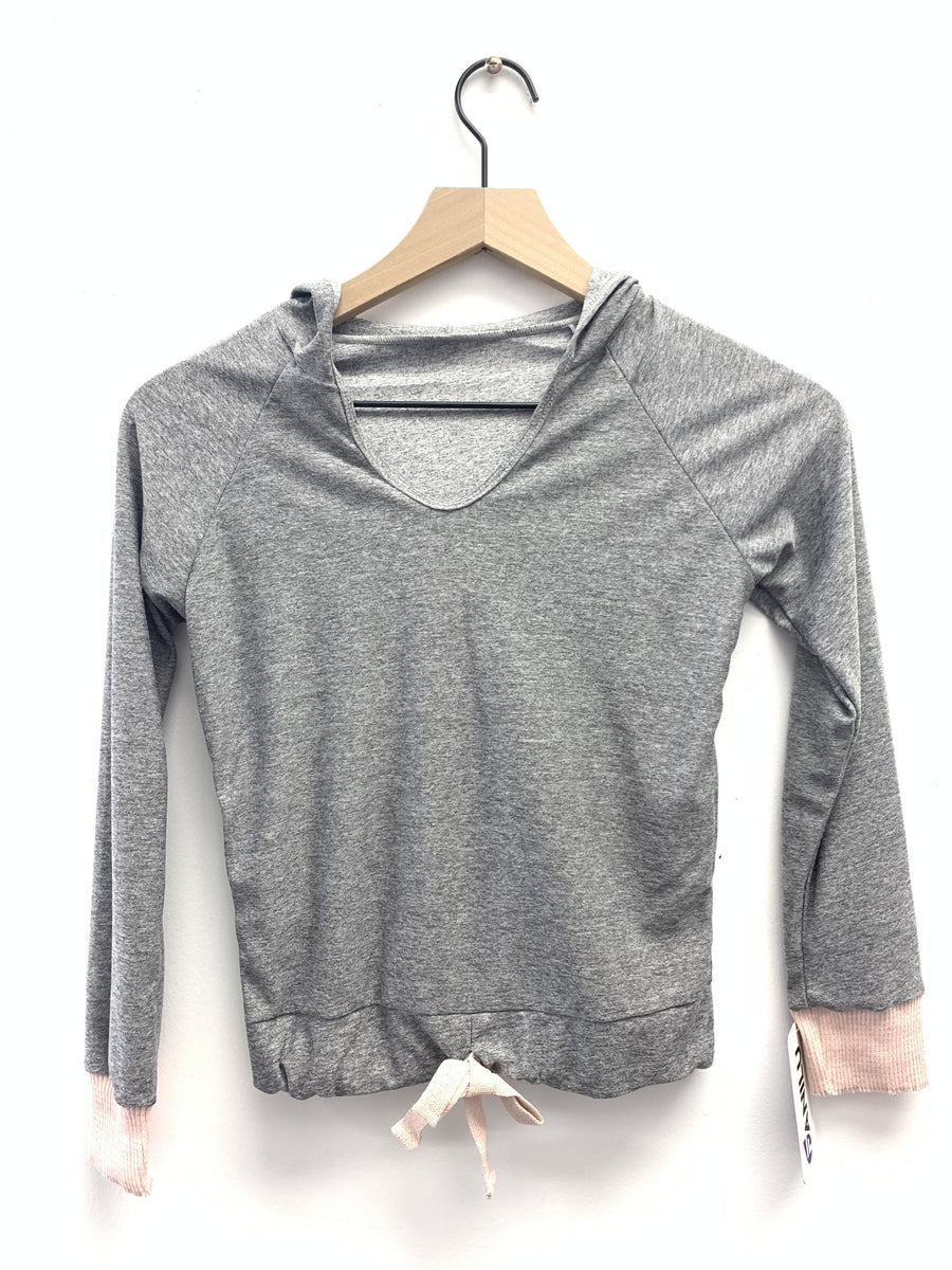 Hoodie Grey and Pink-Fanilu