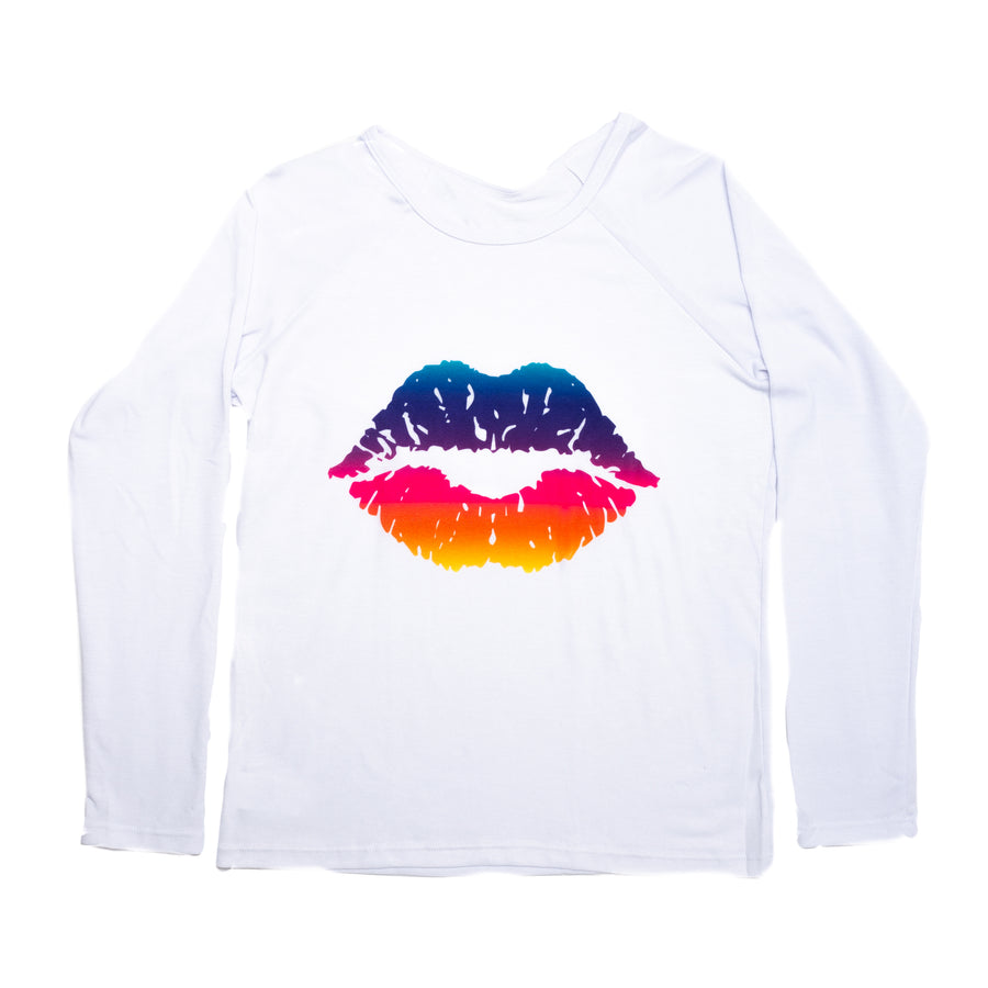T-Shirt With Big Kiss