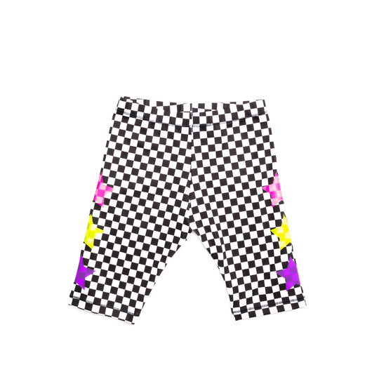 Biker checker Shorts