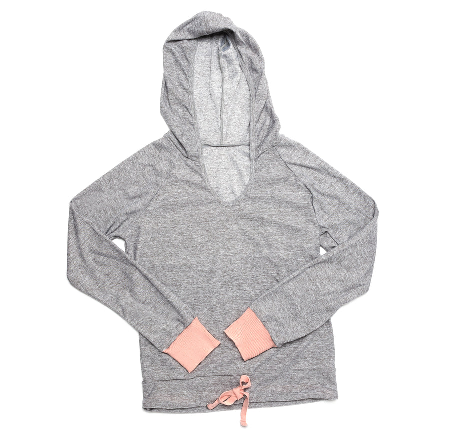 Hoodie Grey and pink