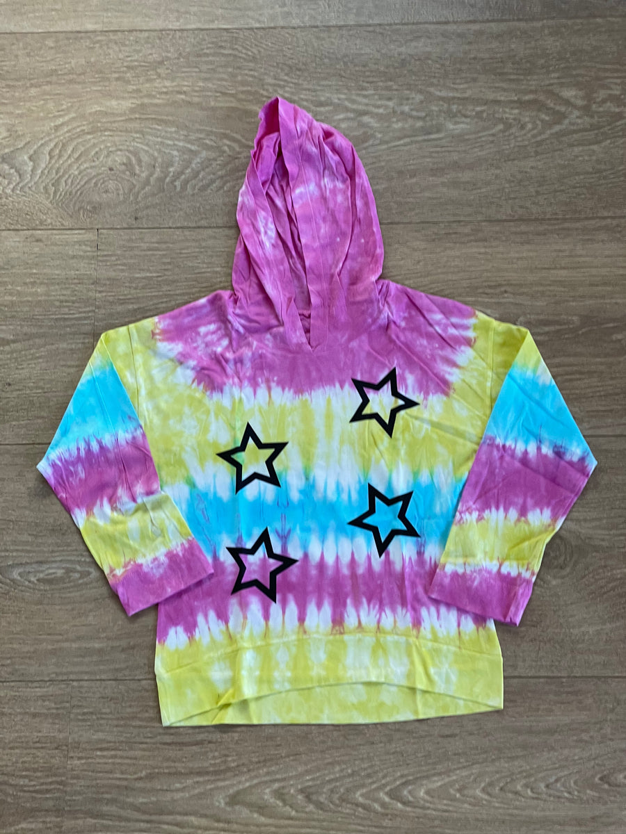 Tie dye Stars Hoodie