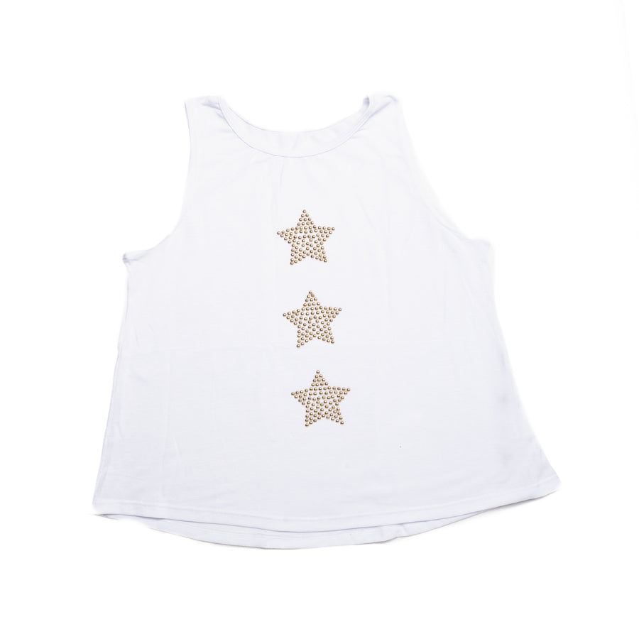 T-Shirt With Dotted Stars