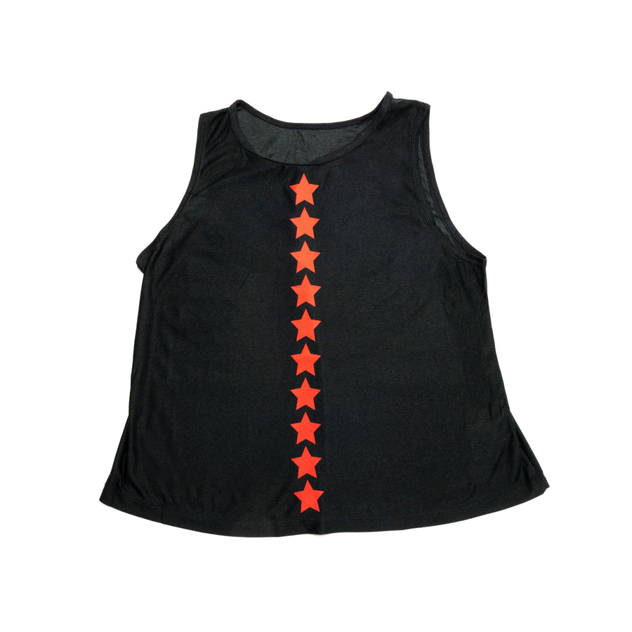 T-Shirt With Red Stars
