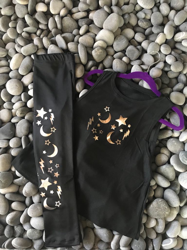 Galaxy Black Tank-Tanks-Fanilu 